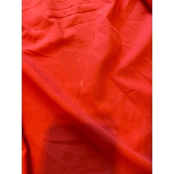 Vintage Imperial Fashion House Robe Kimono Duster Chinese Red *SEE MEASUREMENTS - Picture 5 of 10